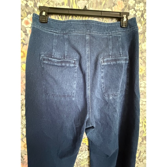 Anthropologie Pilcro Dark Wash Denim Cargo Pants Women's Size 32 - Picture 7 of 9